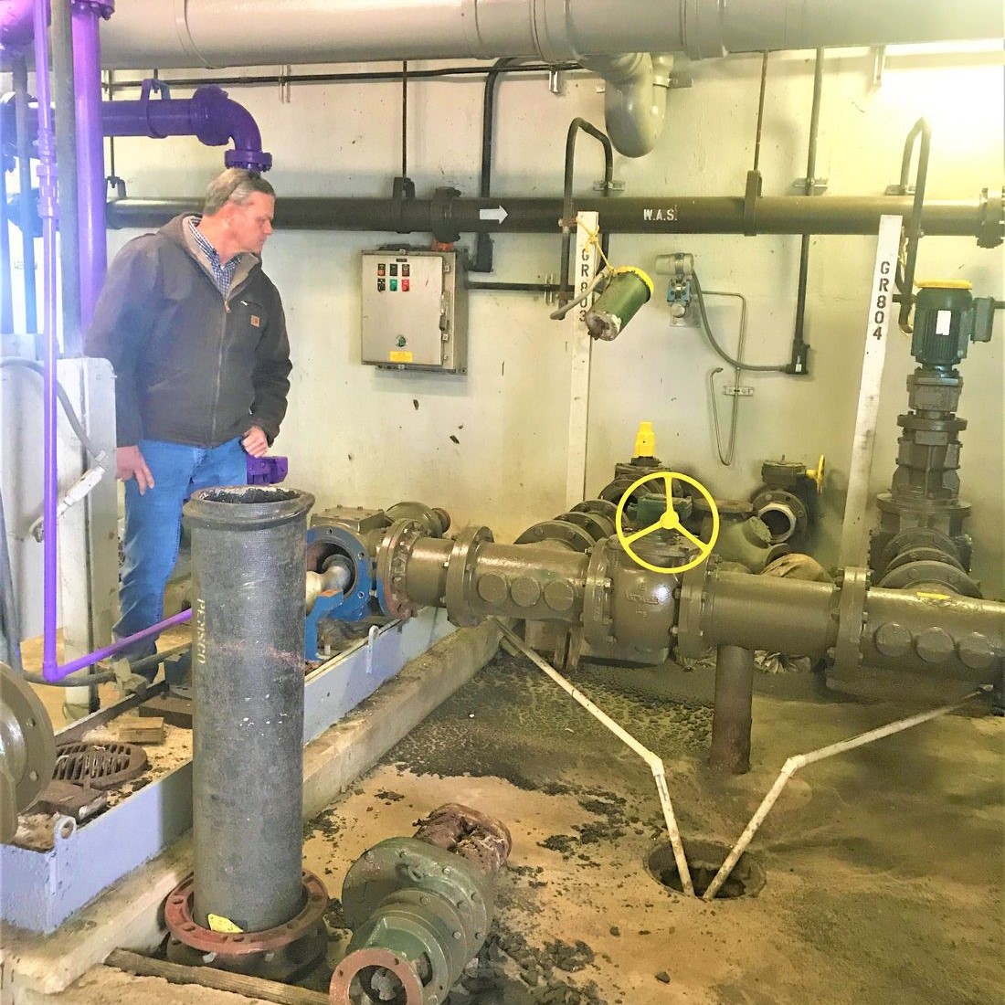 pump-repair wastewater system
